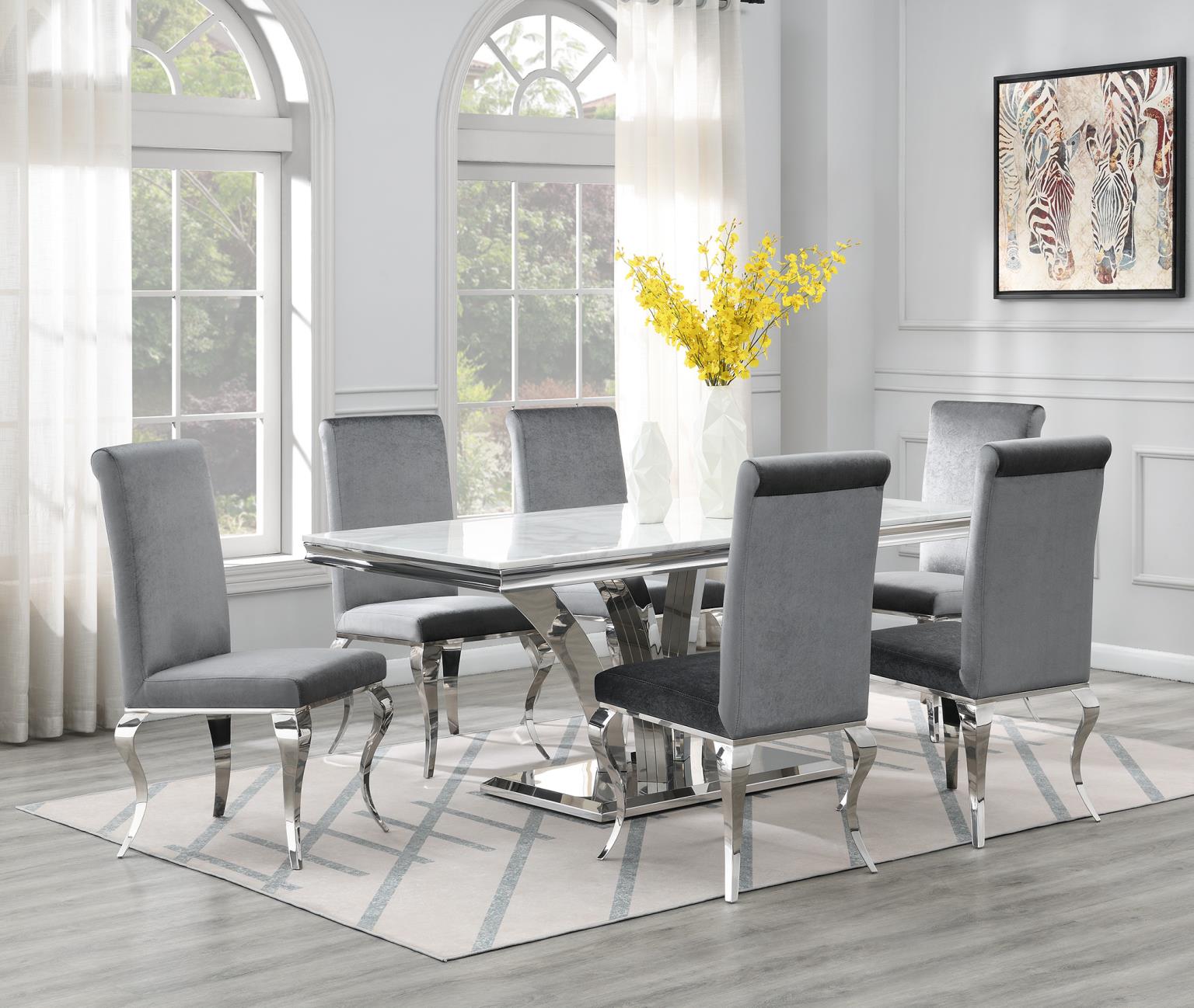 Dining Table White Marble — photo 4