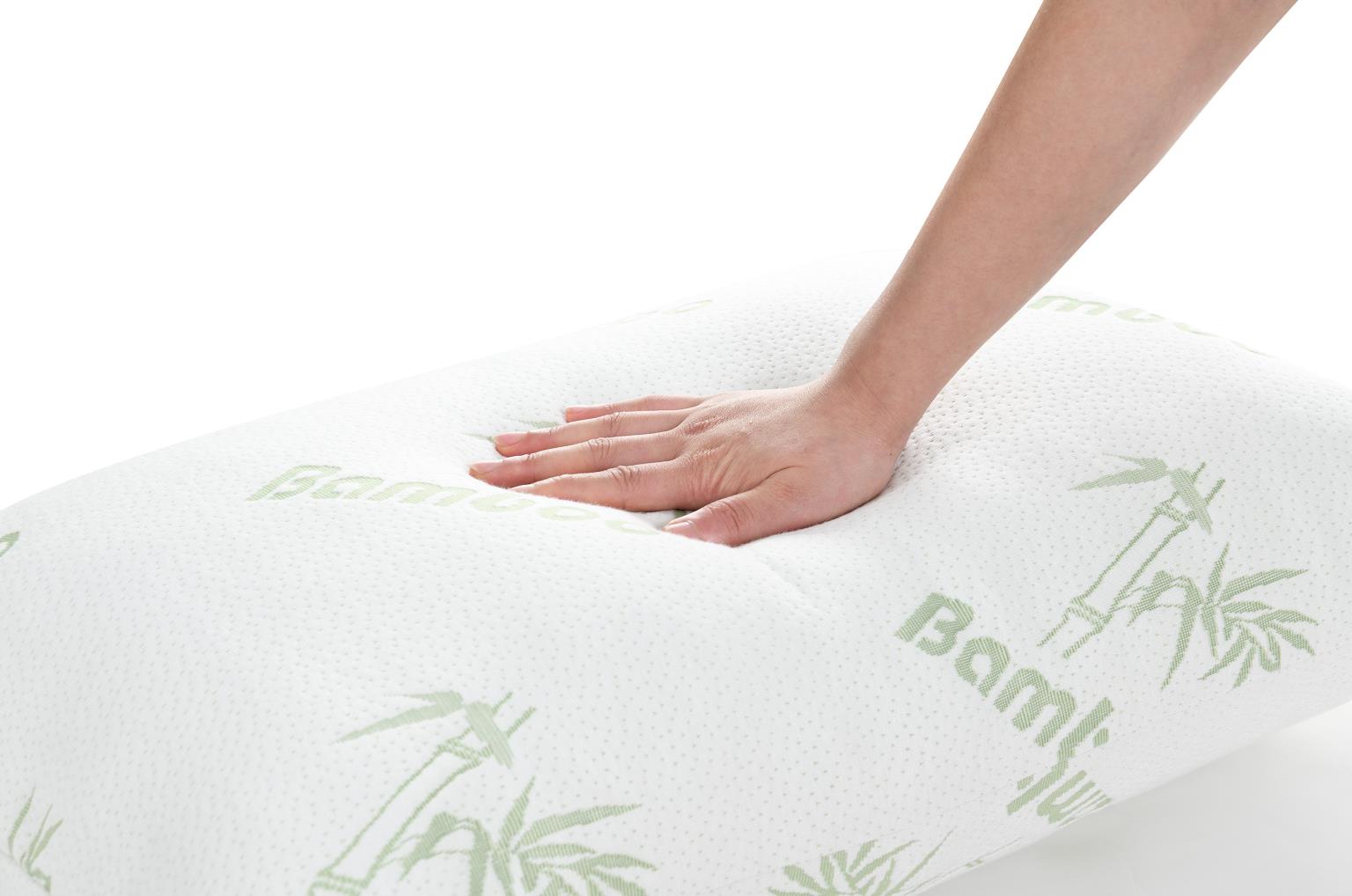 Shredded Bamboo Memory Foam Pillow Set of 6 Pillows — photo 7