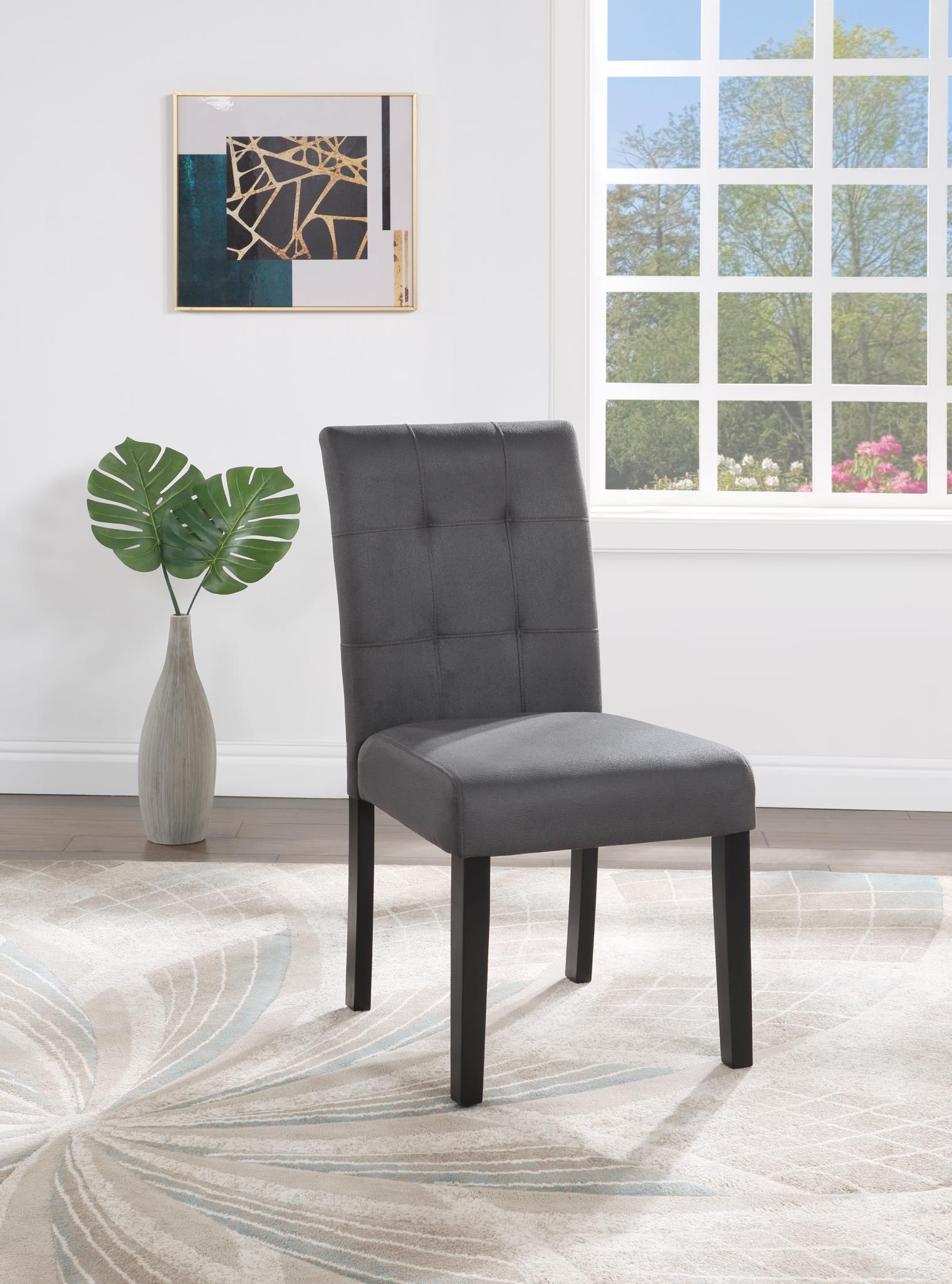 Gray Dining Table W/ 4 Chairs — photo 3
