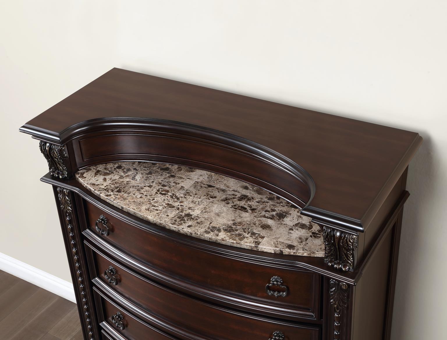 King Bed Frame - Dresser - Mirror - Chest - Nightstand — photo 4