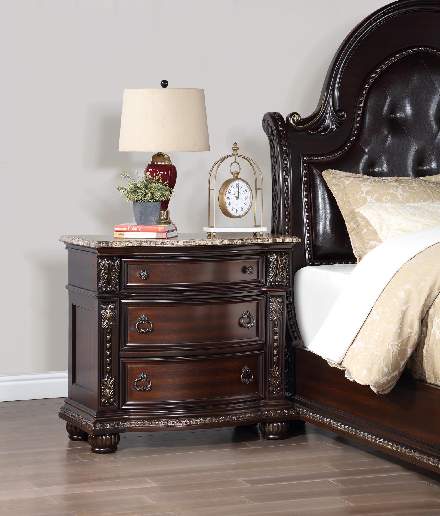 King Bed Frame - Dresser - Mirror - Chest - Nightstand — photo 7
