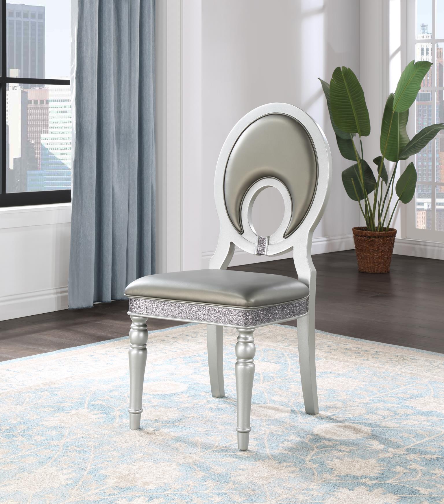 Dining Table & 4 Side Chairs & 2 Arm Chairs — photo 4