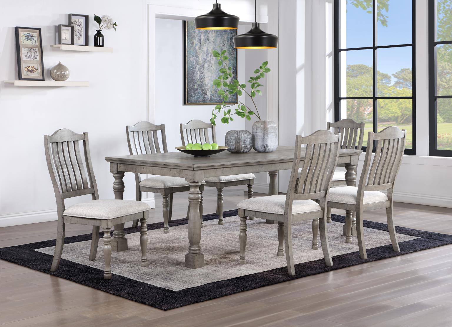 Gray Dining Table — photo 2