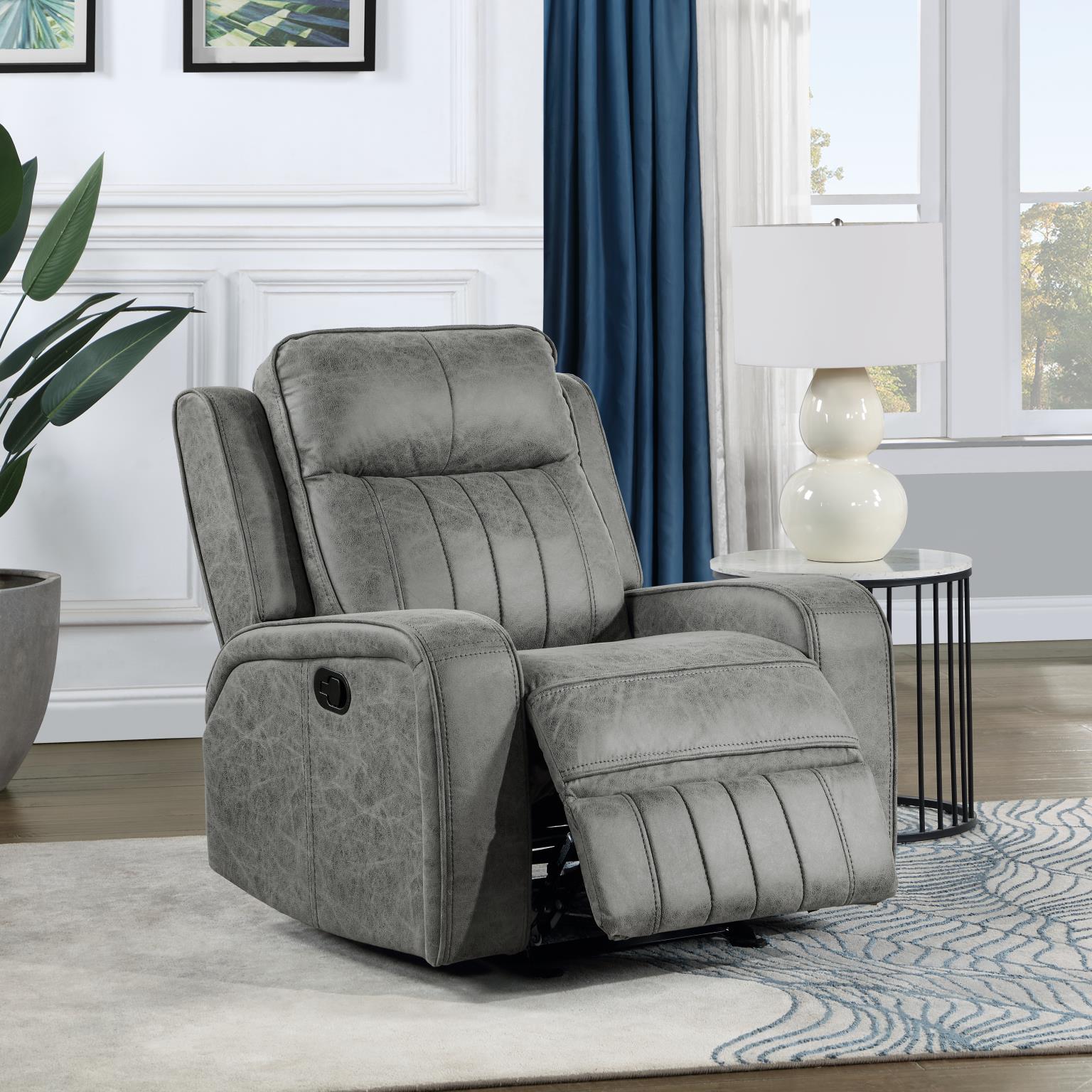Gray Motion Loveseat — photo 8