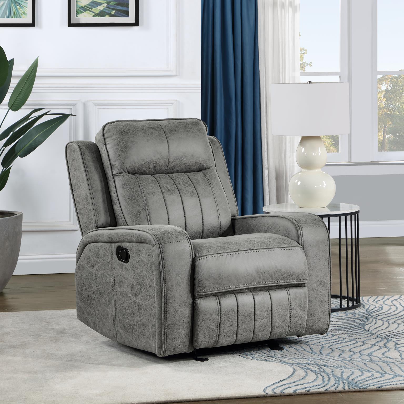 Gray Motion Loveseat — photo 7