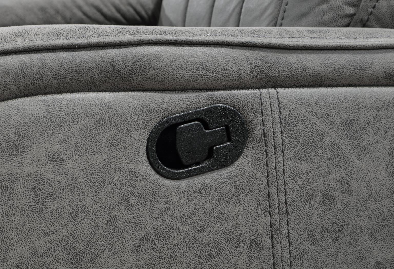 Gray Motion Loveseat — photo 12