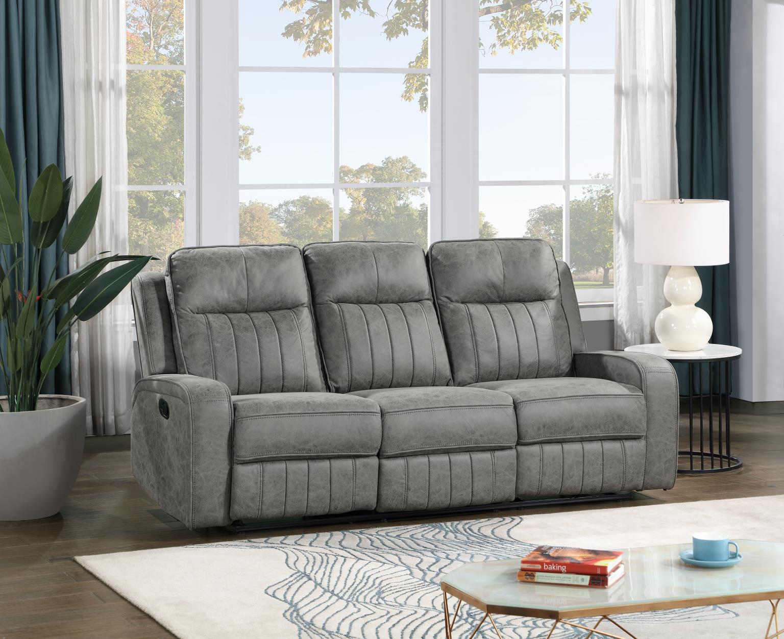 Gray Motion Loveseat — photo 4