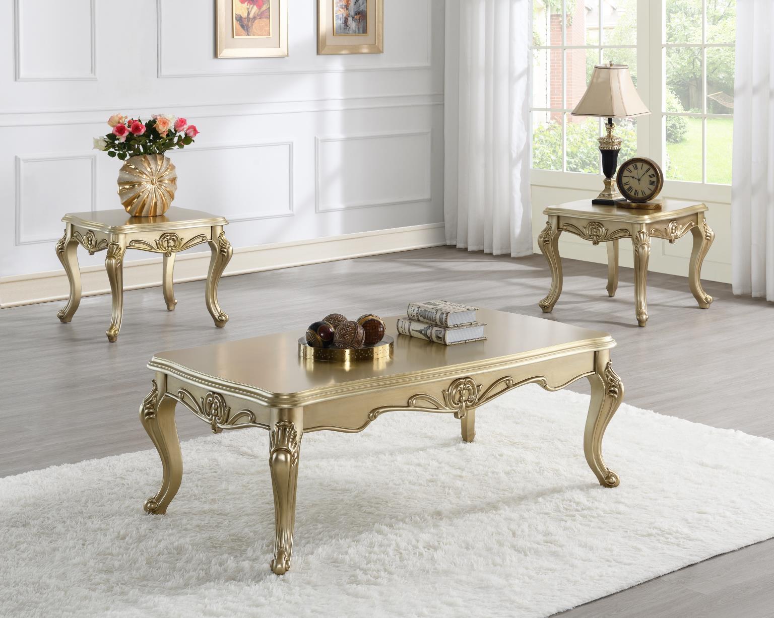Traditional Champagne Gold Table