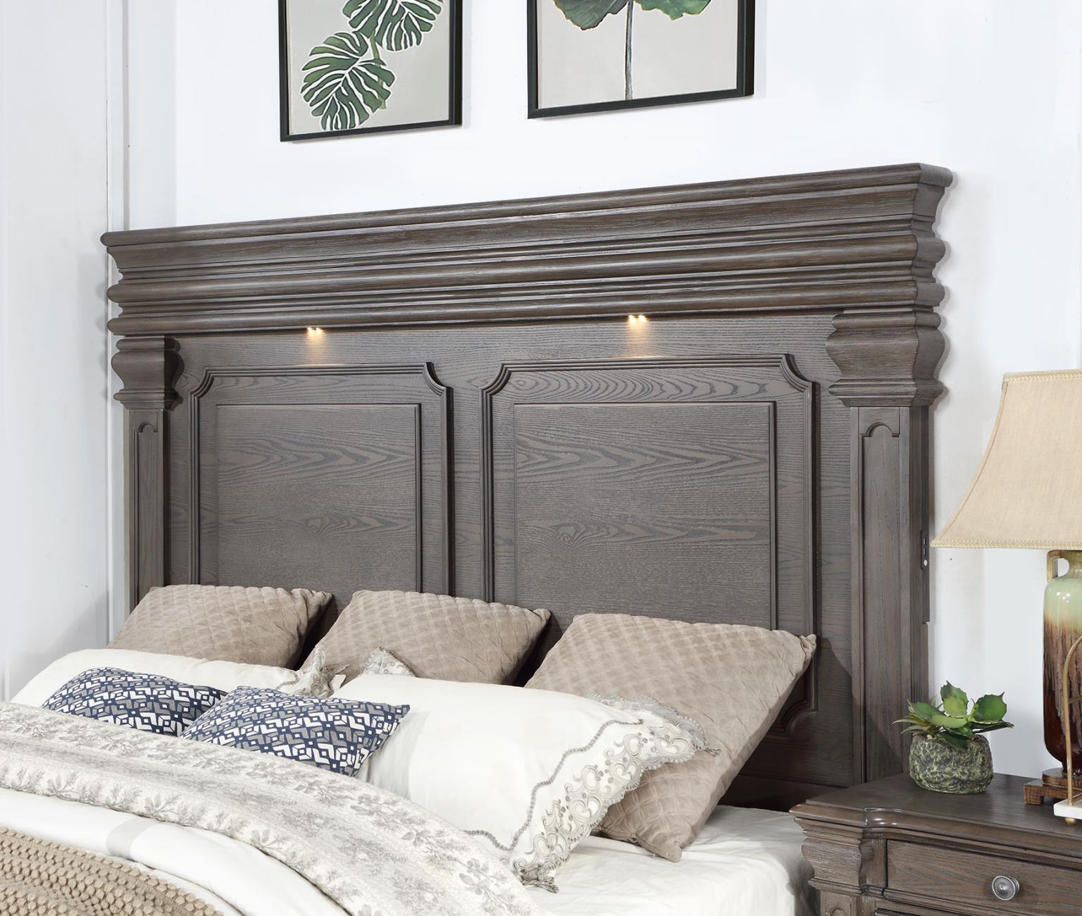 King Bed Frame - Dresser - Mirror - Chest - Nightstand — photo 6