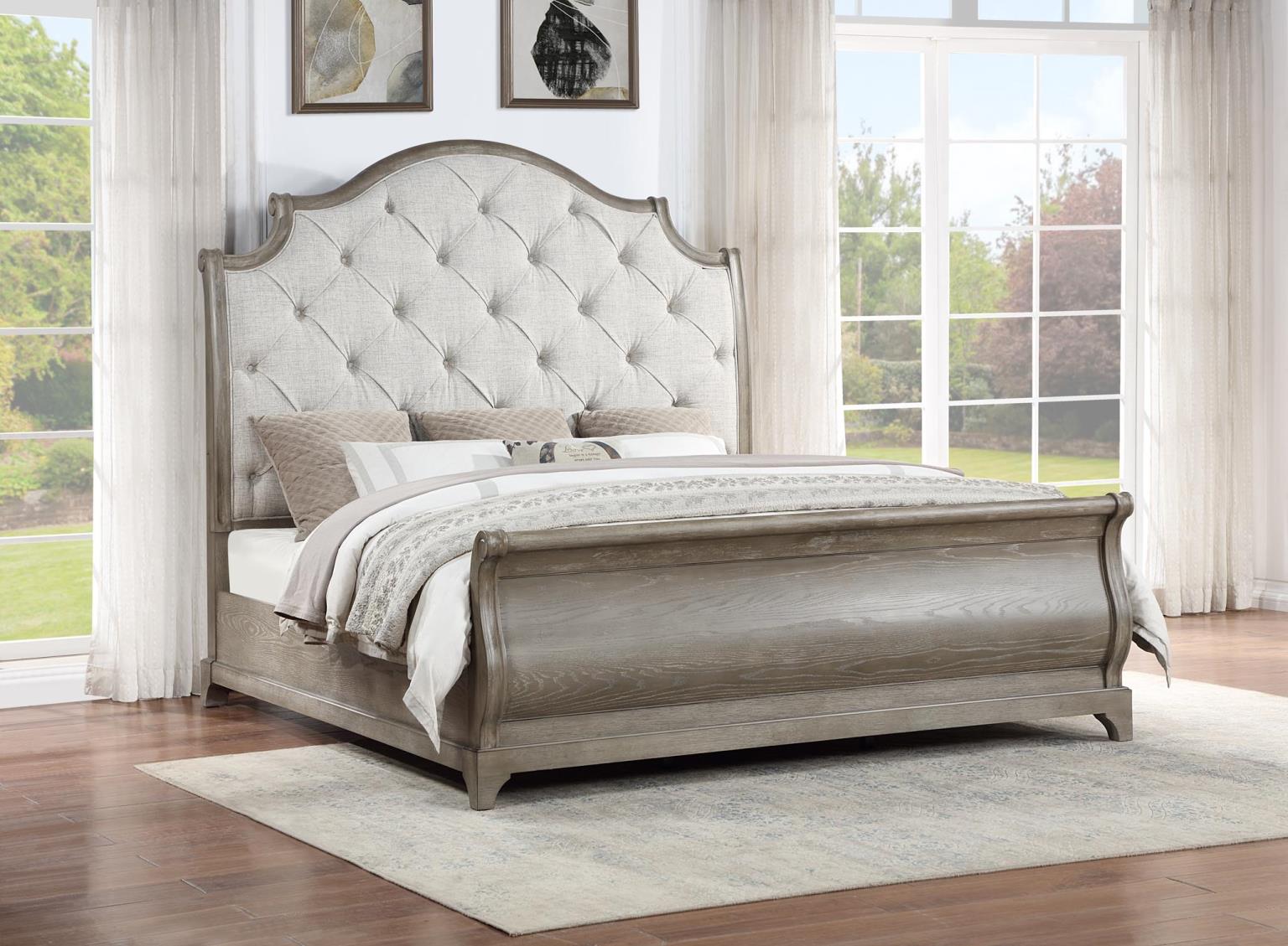 Queen Bed Frame - Dresser - Mirror — photo 2