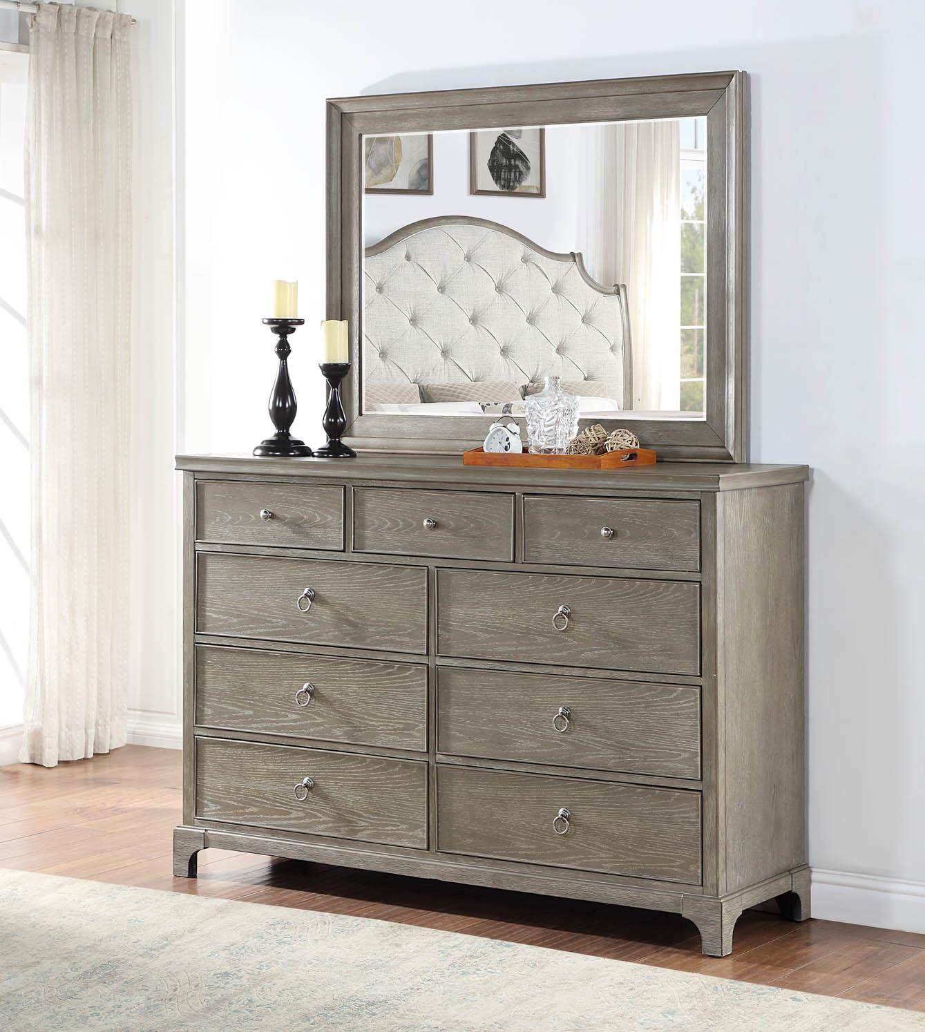 Queen Bed Frame - Dresser - Mirror — photo 4