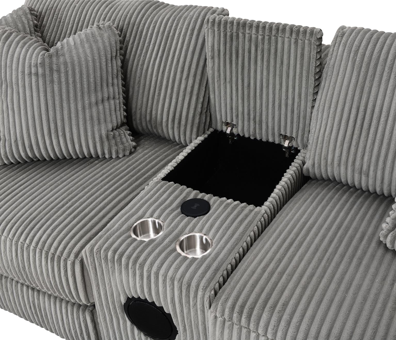 6PC Set (2 Armless Chairs, 1 Console, 1 Right Chaise, 1 Laf Seat, 1 Wedge) — photo 29