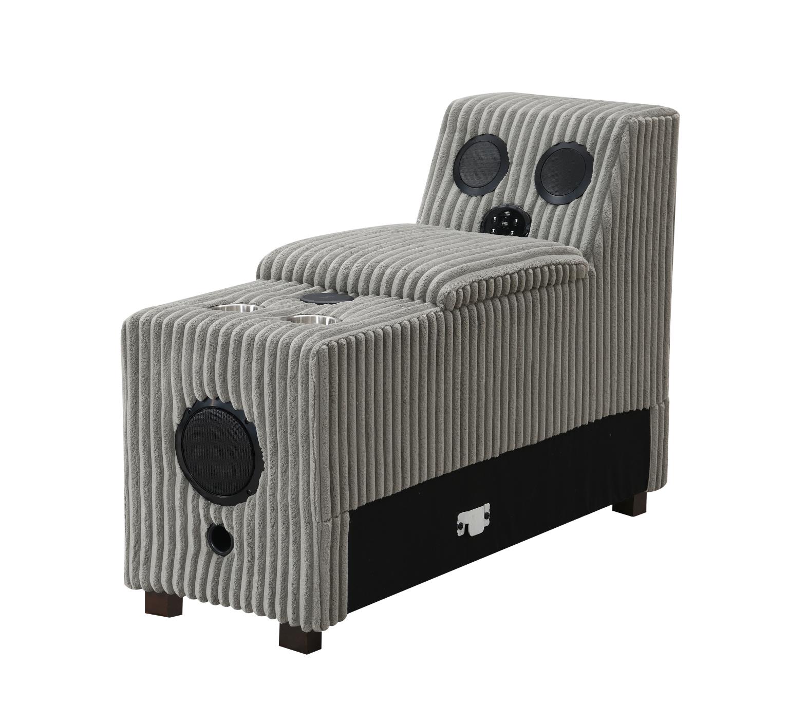 6PC Set (2 Armless Chairs, 1 Console, 1 Right Chaise, 1 Laf Seat, 1 Wedge) — photo 22