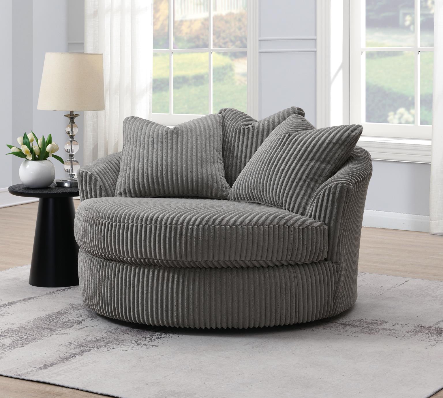 6PC Set (2 Armless Chairs, 1 Console, 1 Right Chaise, 1 Laf Seat, 1 Wedge) — photo 19