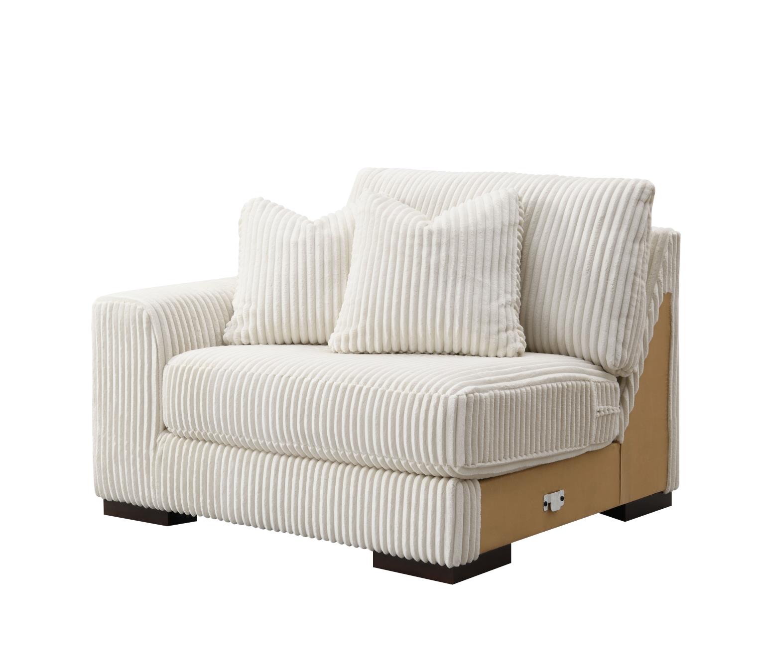6PC Set (2 Armless Chairs, 1 Console, 1 Right Chaise, 1 Laf Seat, 1 Wedge) — photo 23