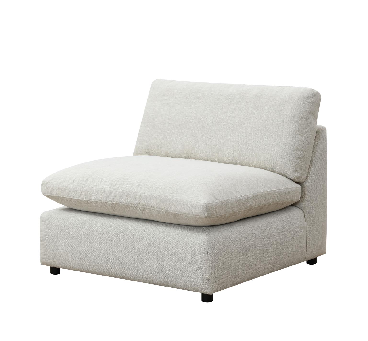 6PC Set (3 Armless Chairs, 1 Right Chaise, 1 Laf Seat, 1 Wedge) — photo 10
