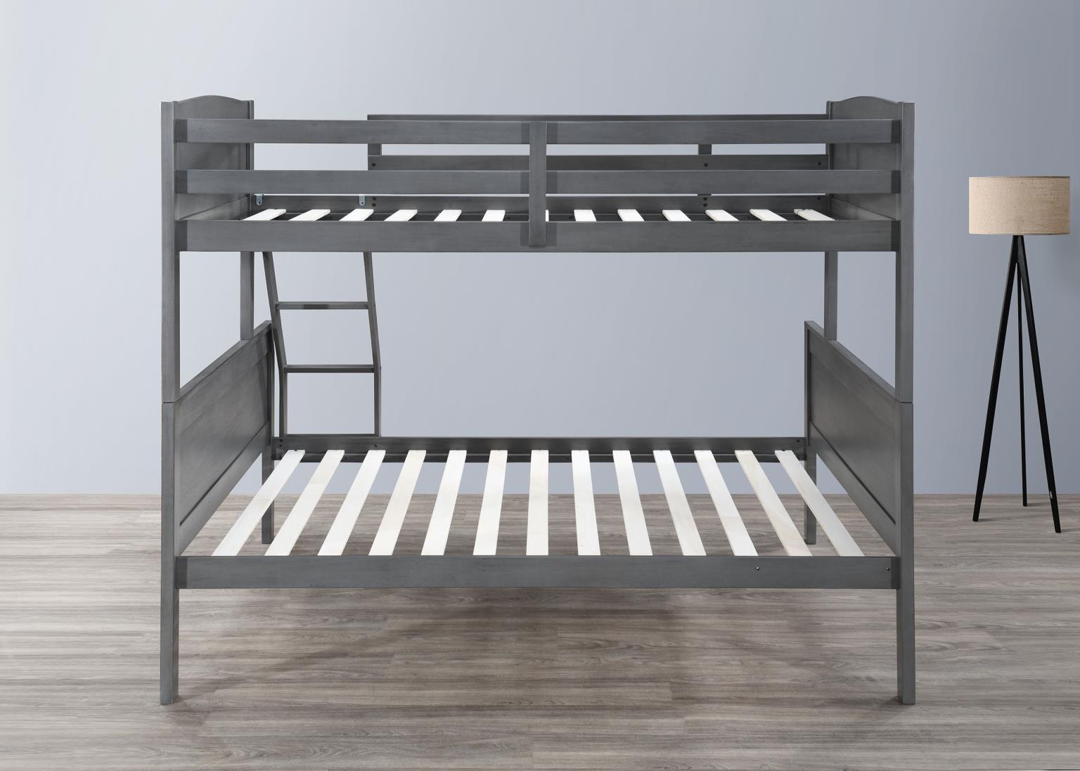Ant. Gray Twin/Full Bunk Bed — photo 5