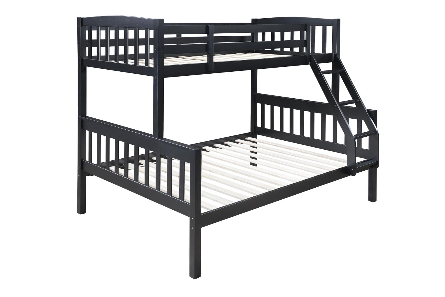 Black Twin/Full Bunk Bed — photo 6
