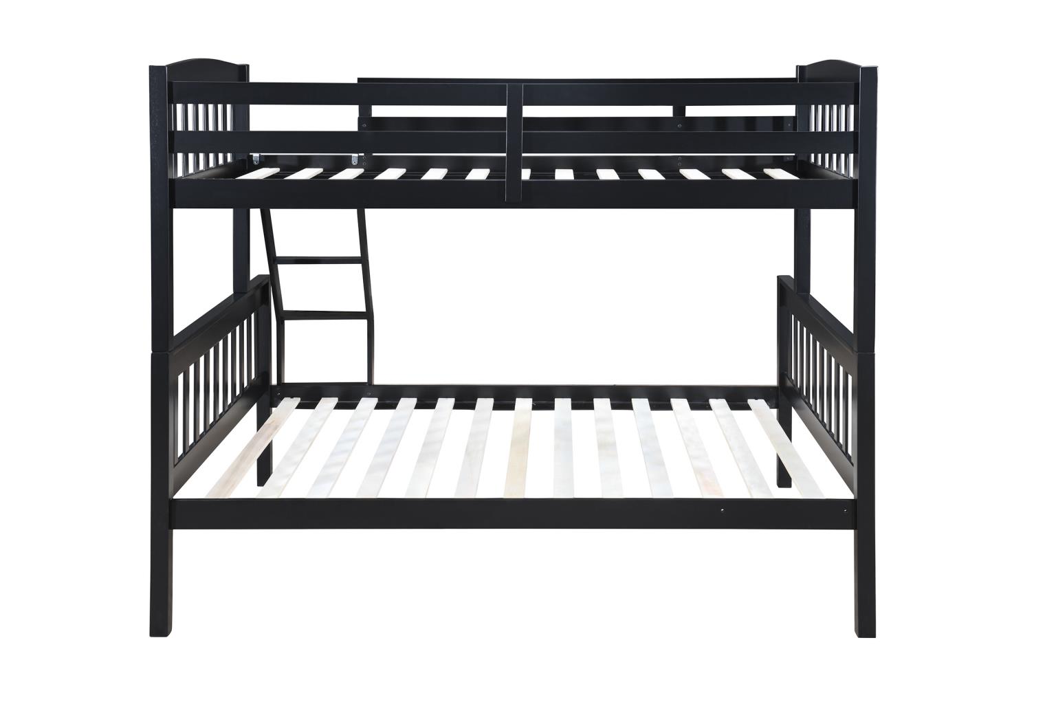 Black Twin/Full Bunk Bed — photo 7