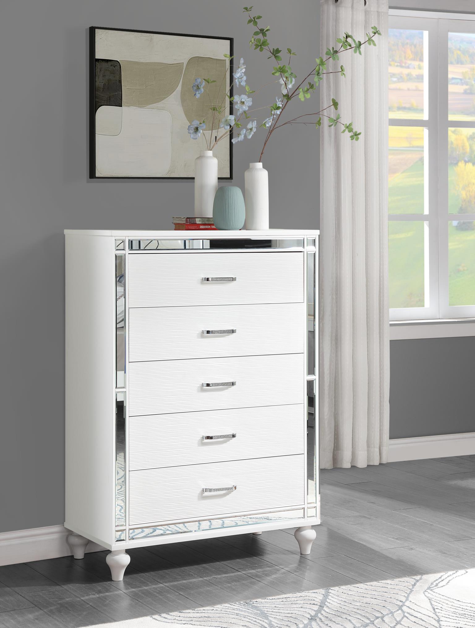 King Bed Frame - Dresser - Mirror - Chest - Nightstand — photo 6