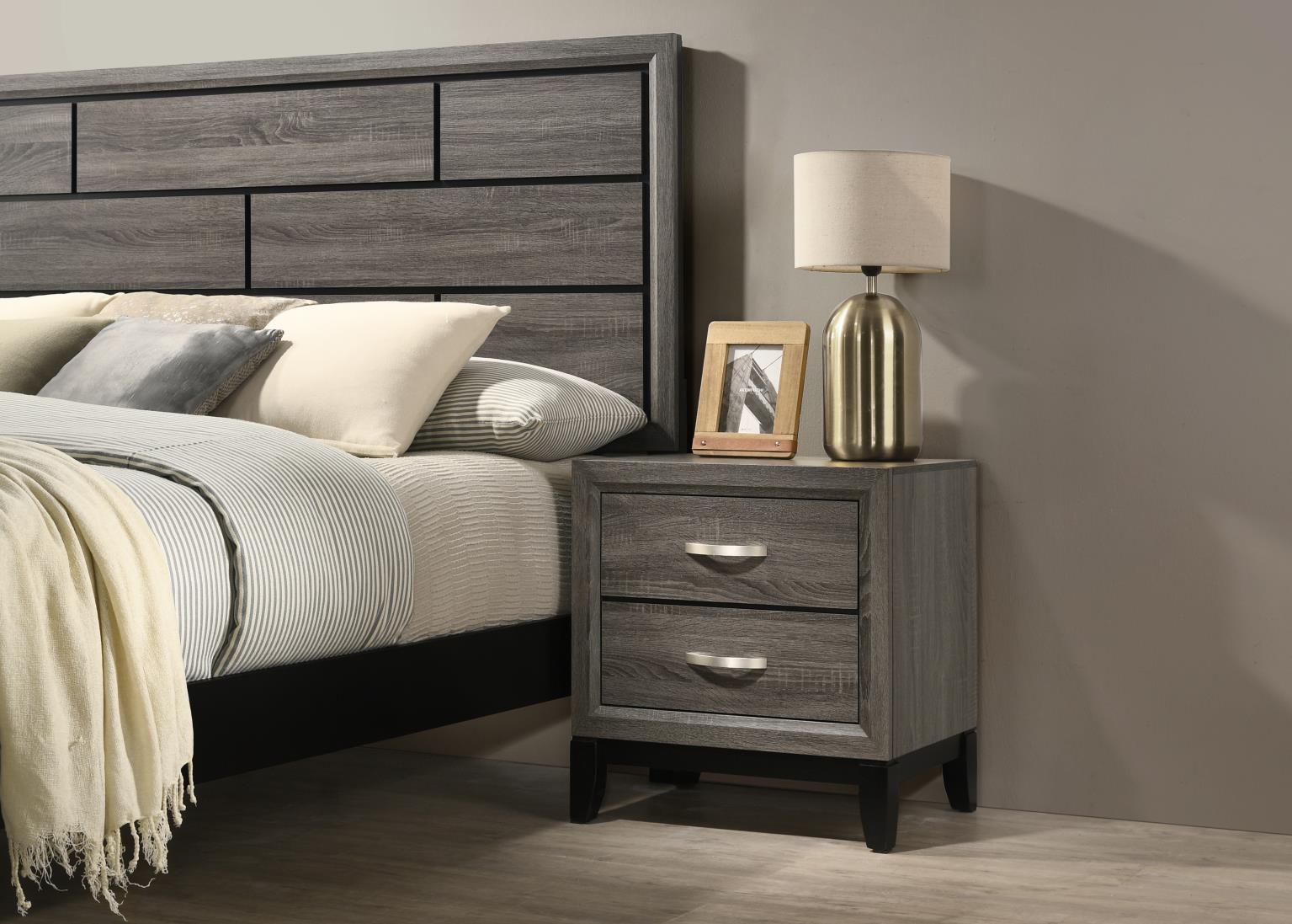 King Bed Frame - Dresser - Mirror - Chest - Nightstand — photo 5