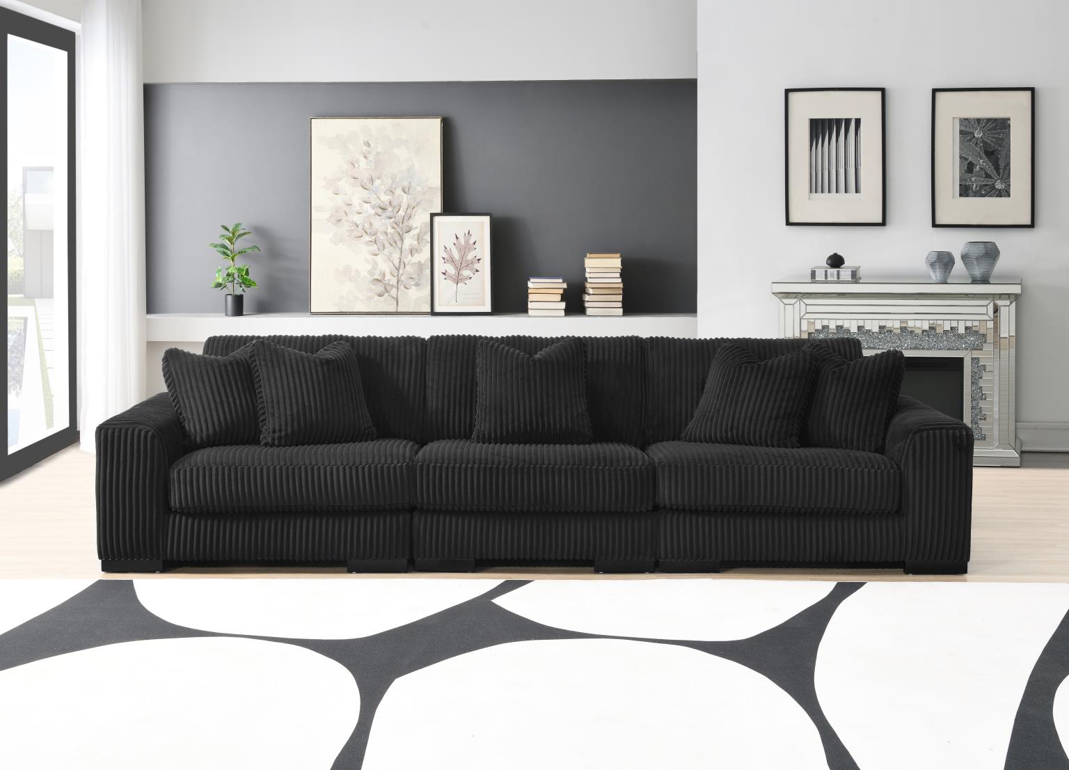 7PC Setional with Right Chaise As Shown in Main Photo (1 Rc + 3 Ac + 1 Laf + 1 W + 1 CN) - Without Ottoman) — photo 17