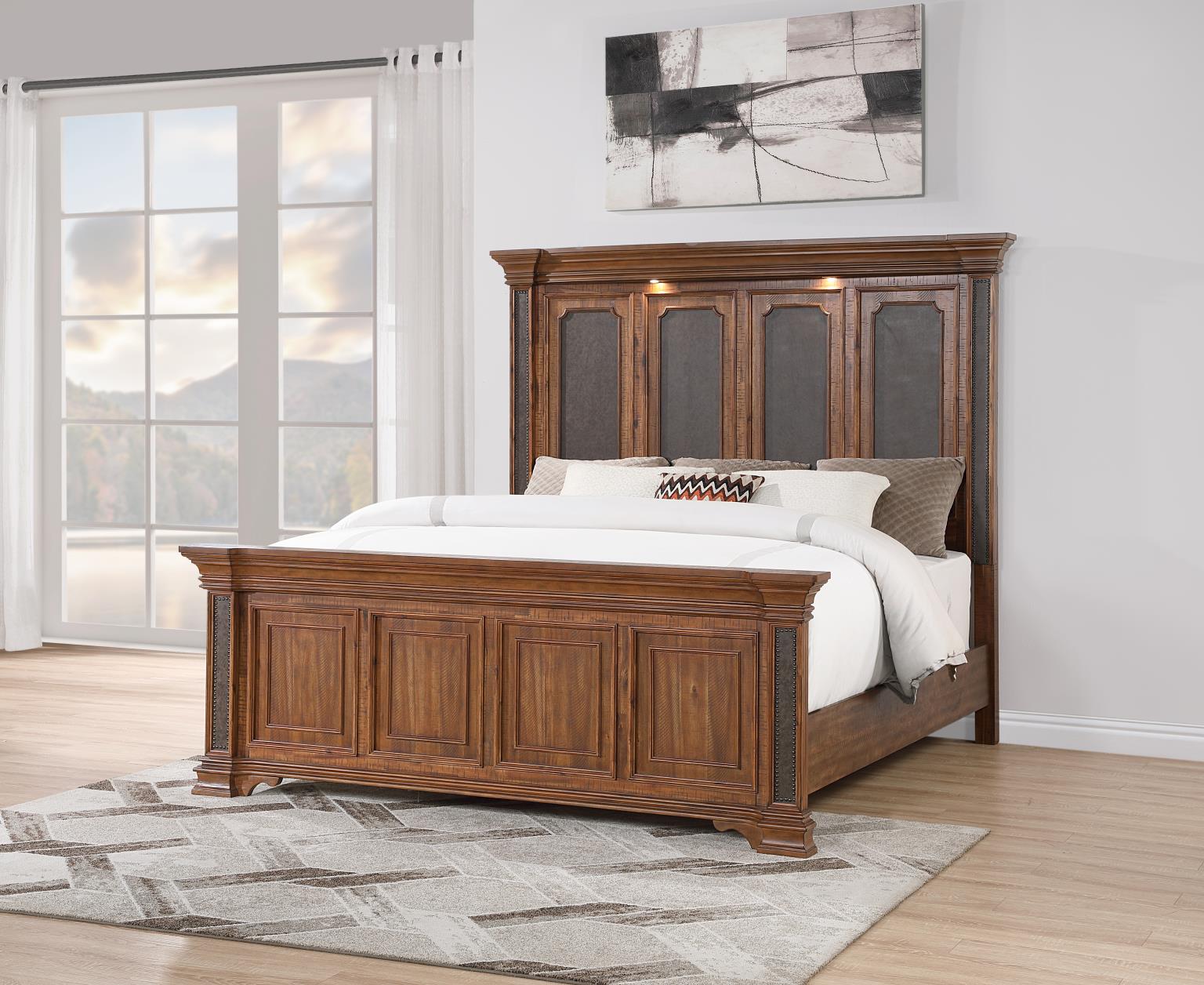 King Bed Frame - Dresser - Mirror - Chest - Nightstand — photo 2