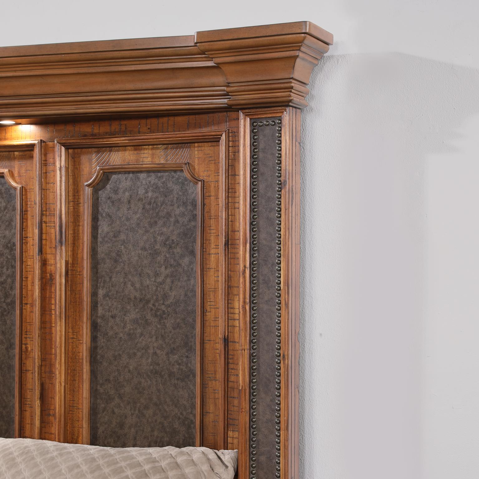 King Bed Frame - Dresser - Mirror - Chest - Nightstand — photo 4