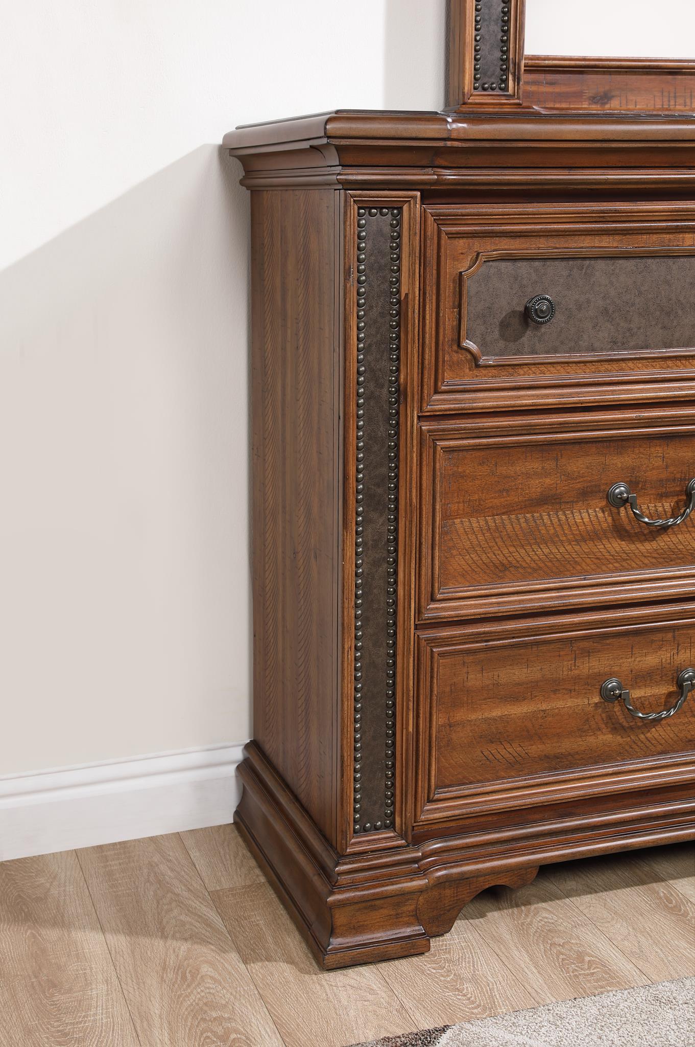 King Bed Frame - Dresser - Mirror - Chest - Nightstand — photo 10
