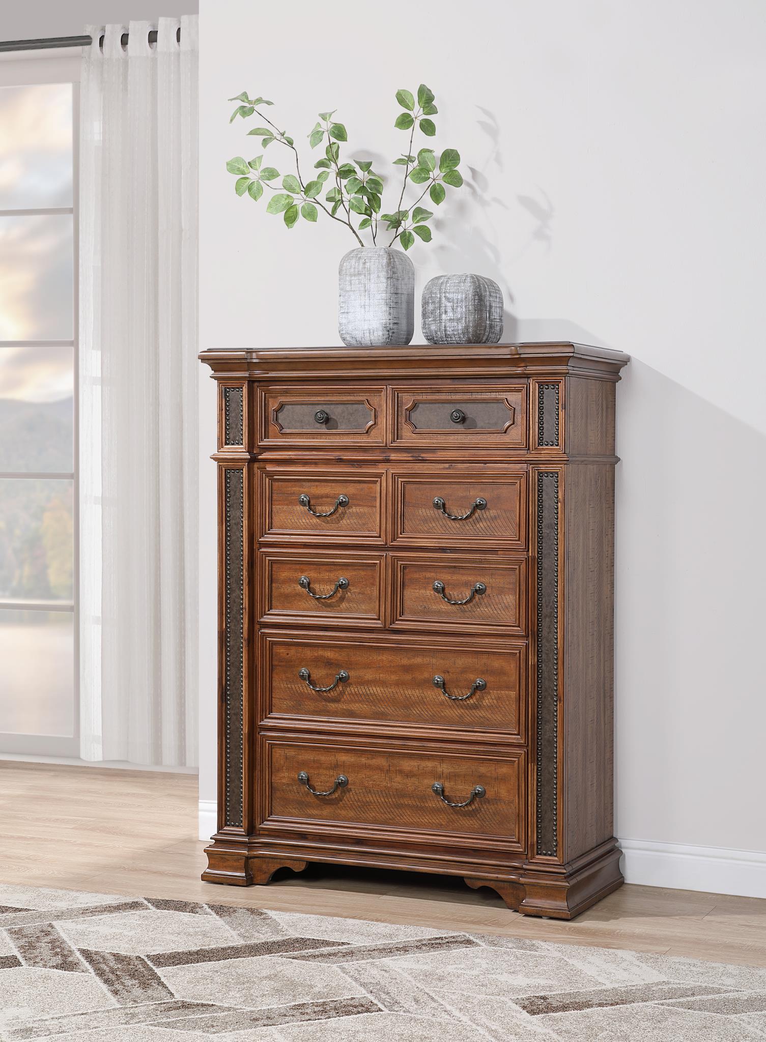King Bed Frame - Dresser - Mirror - Chest - Nightstand — photo 11