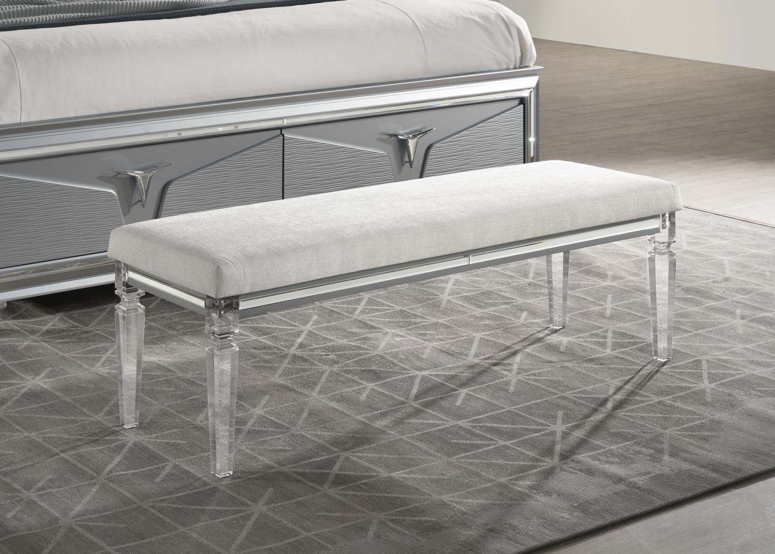 King Bed Frame - Dresser - Mirror - Chest - Nightstand — photo 4