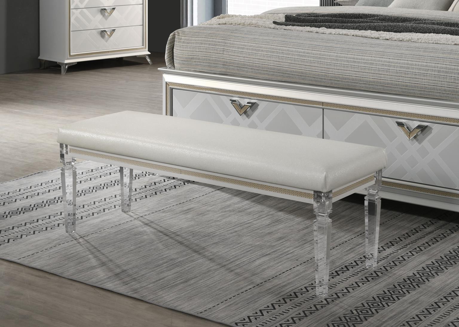King Bed Frame - Dresser - Mirror - Chest - Nightstand — photo 9