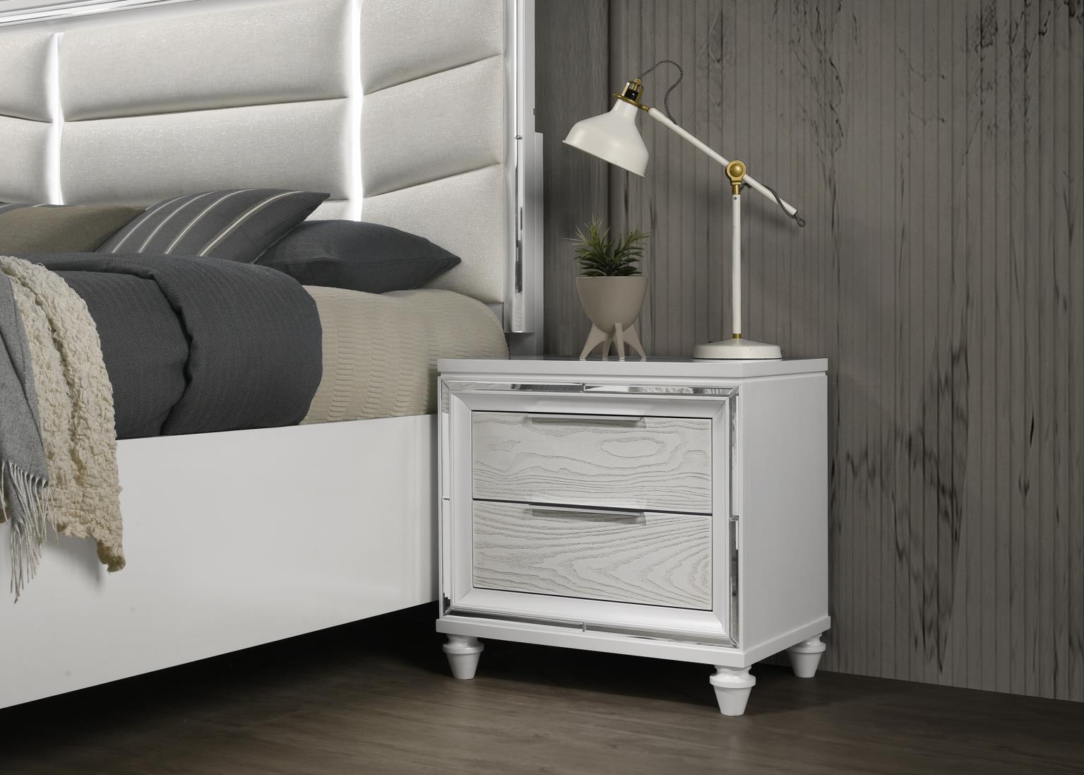 King Bed Frame - Dresser - Mirror - Chest - Nightstand — photo 8