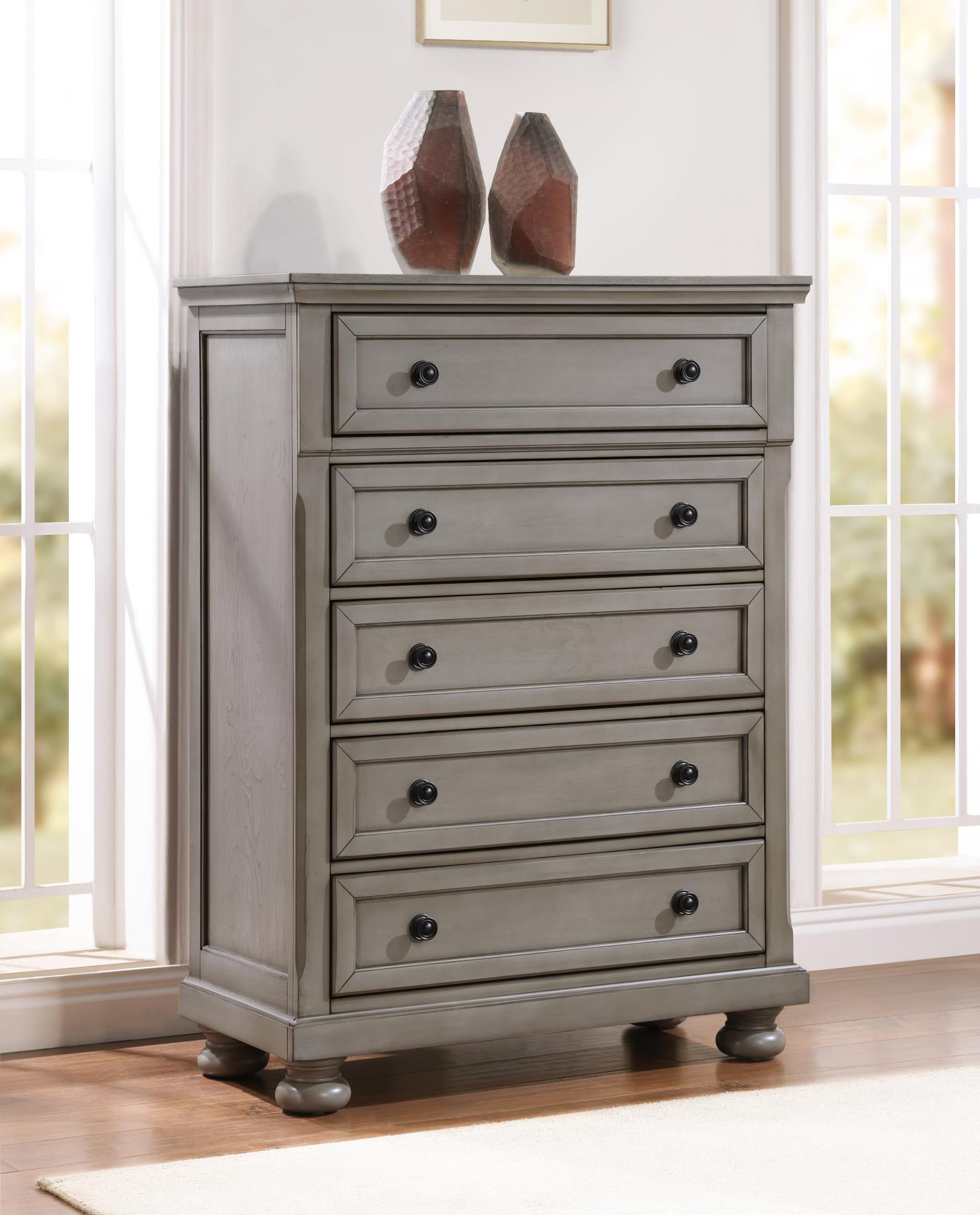 King Bed Frame - Dresser - Mirror - Chest - Nightstand — photo 7