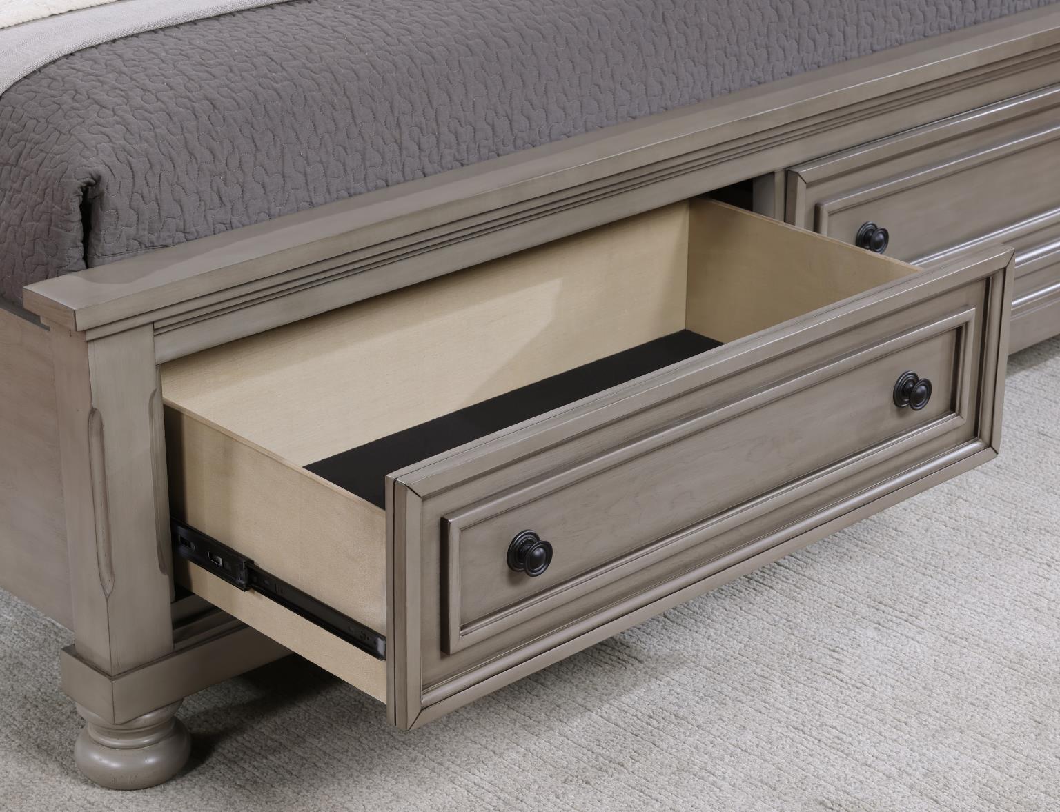 King Bed Frame - Dresser - Mirror - Chest - Nightstand — photo 6