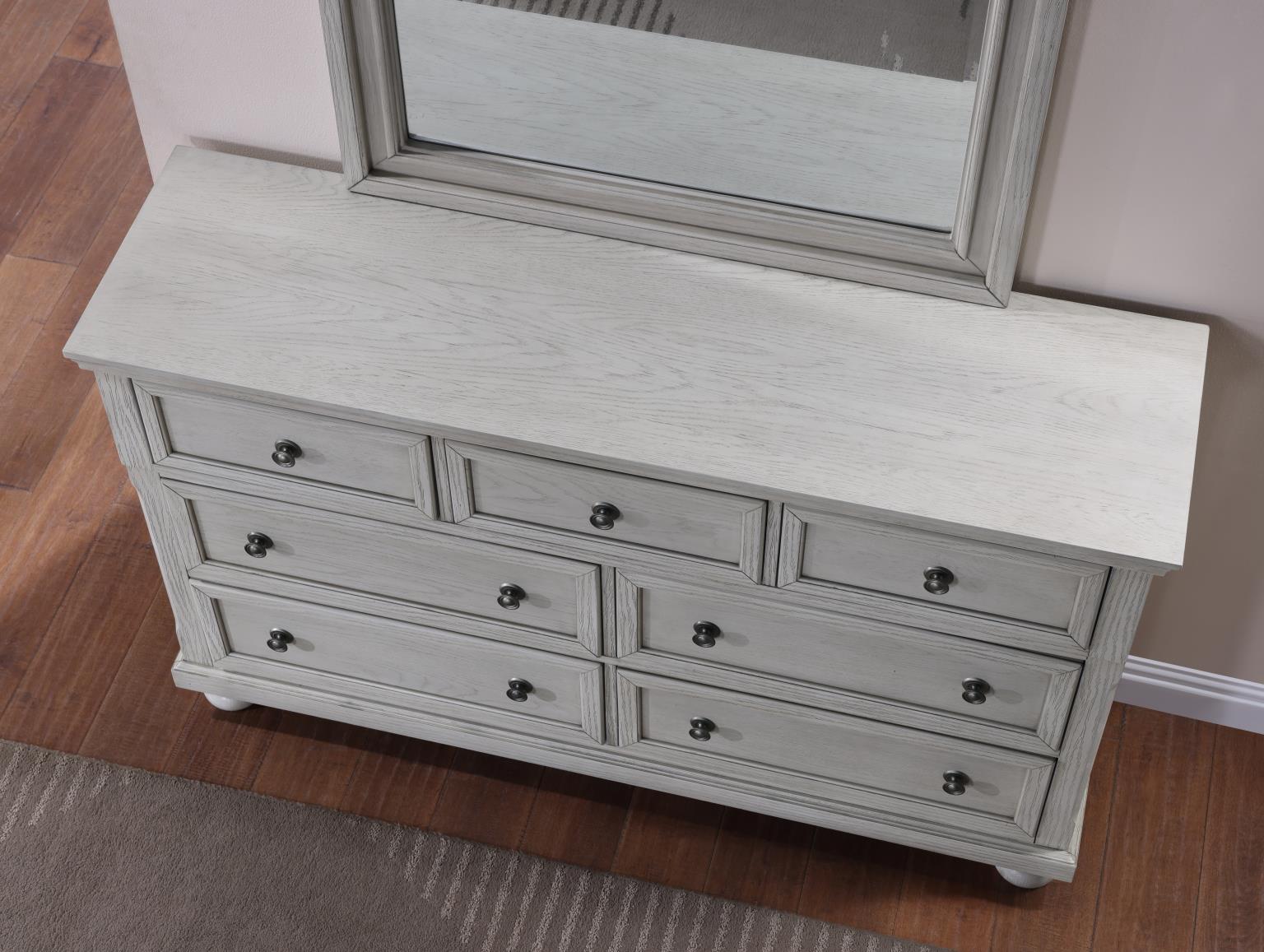 King Bed Frame - Dresser - Mirror - Chest - Nightstand — photo 5