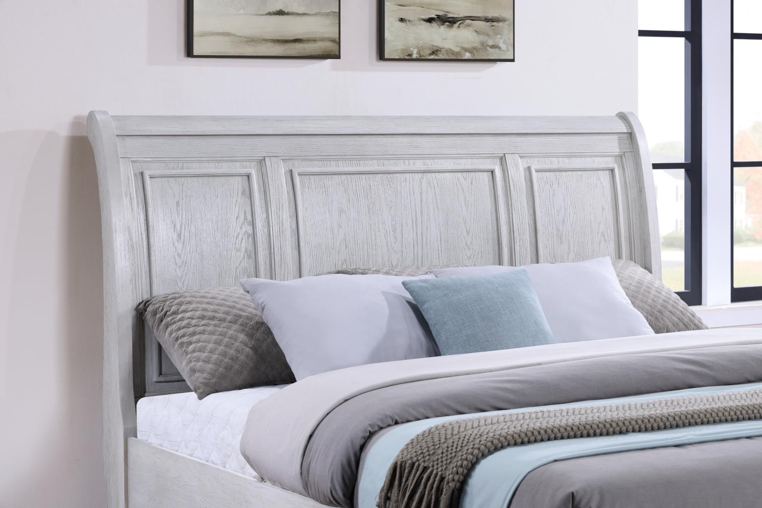 King Bed Frame - Dresser - Mirror - Chest - Nightstand — photo 3