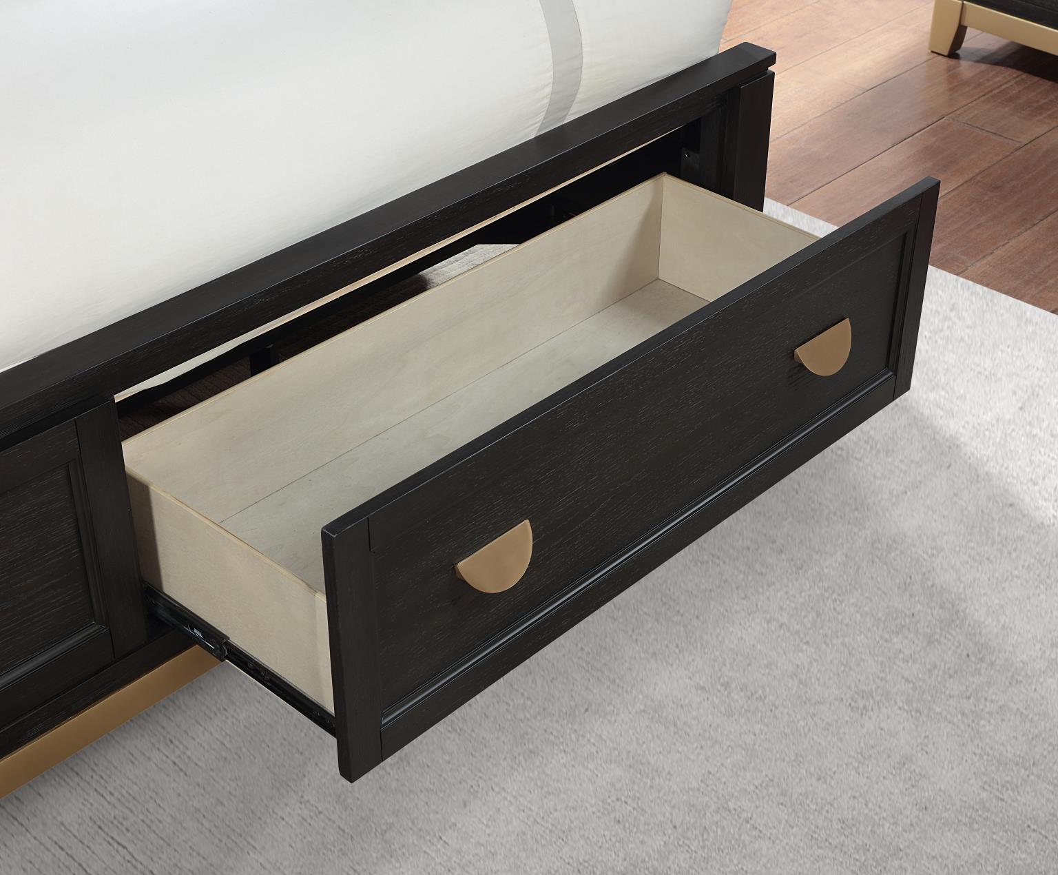 King Bed Frame - Dresser - Mirror - Chest - Nightstand — photo 5