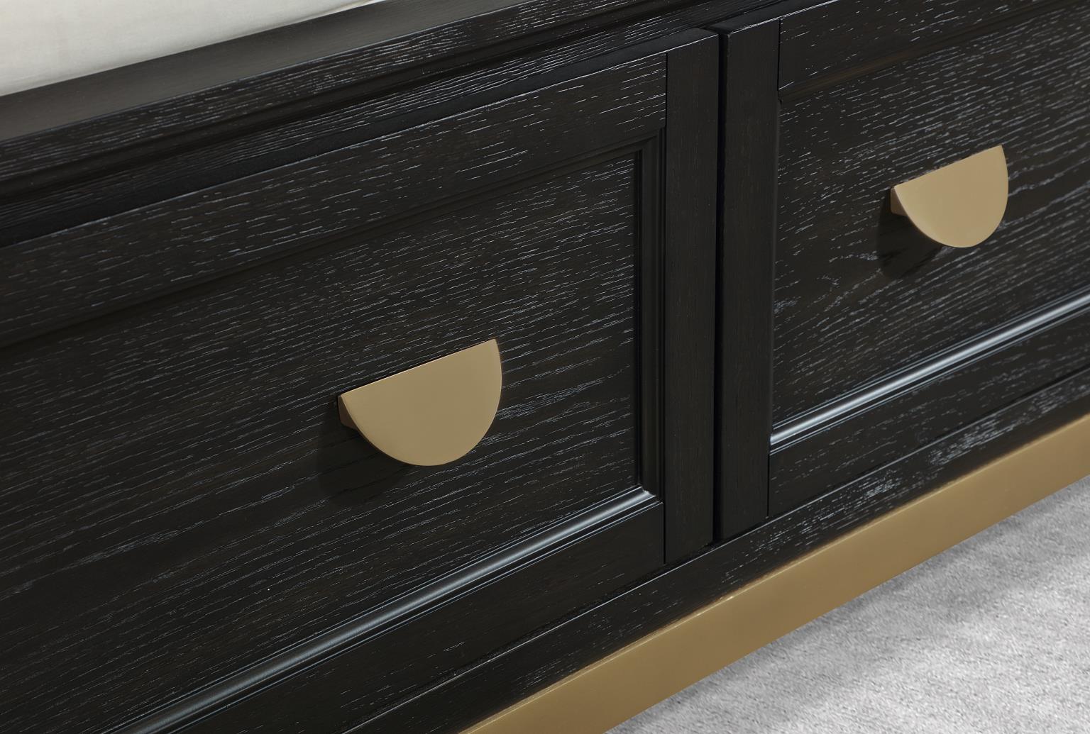 King Bed Frame - Dresser - Mirror - Chest - Nightstand — photo 6