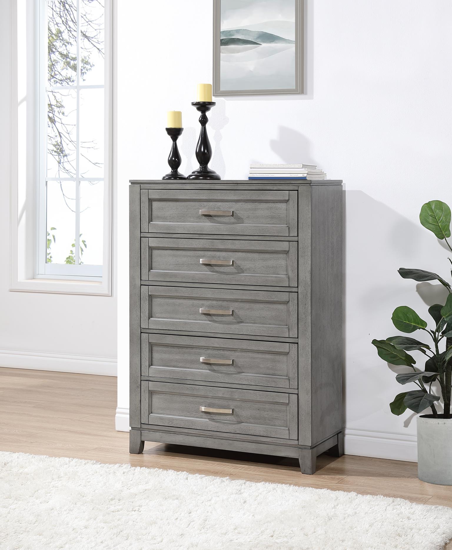 King Bed Frame - Dresser - Mirror - Chest - Nightstand — photo 8