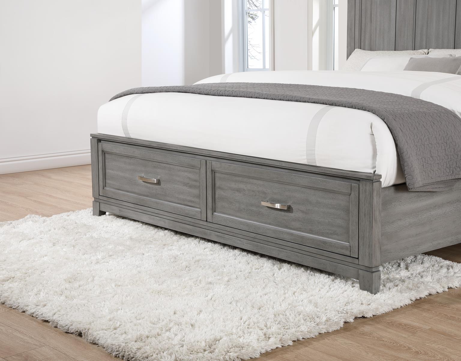 King Bed Frame - Dresser - Mirror - Chest - Nightstand — photo 4