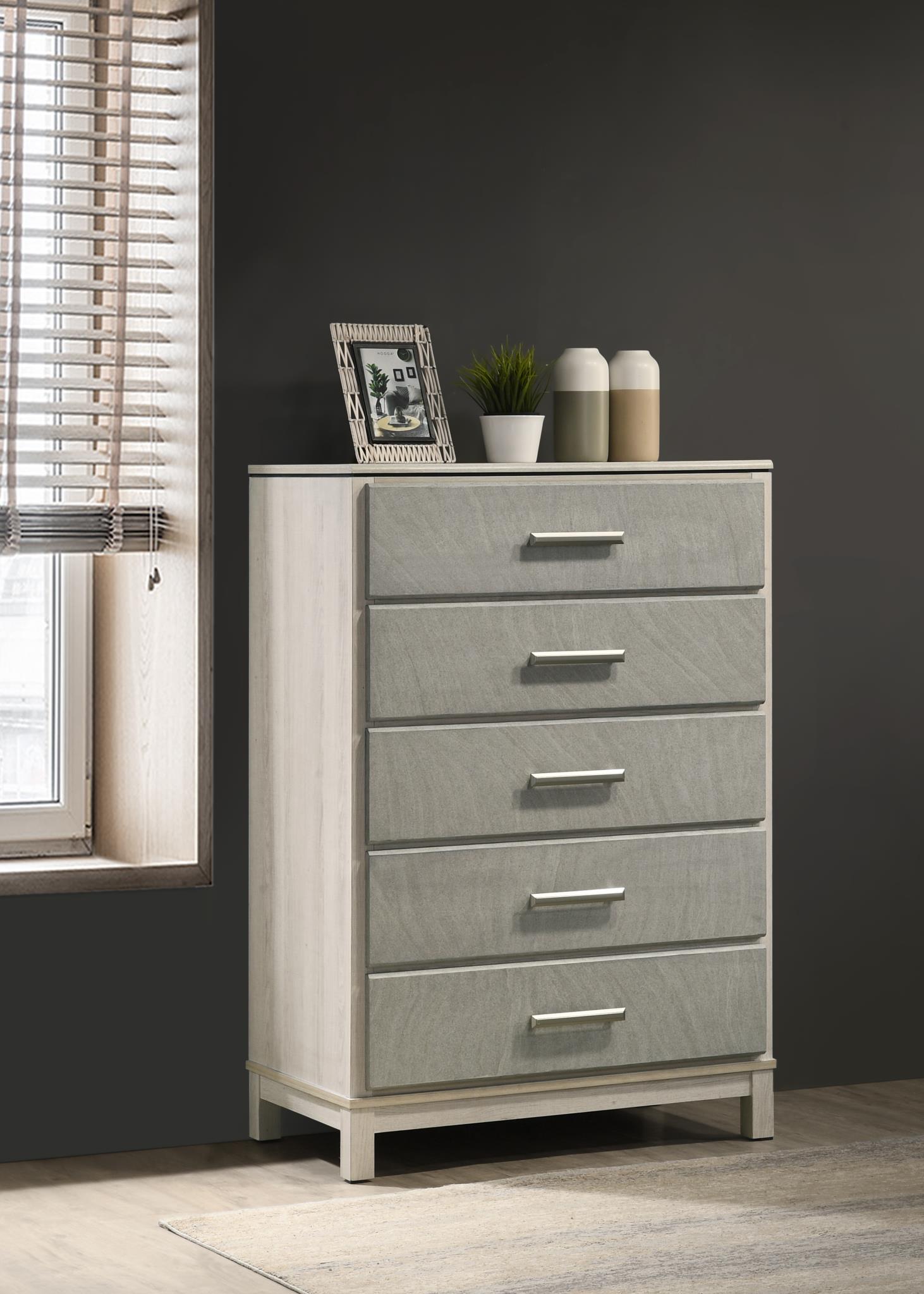 King Bed Frame - Dresser - Mirror - Chest - Nightstand — photo 6