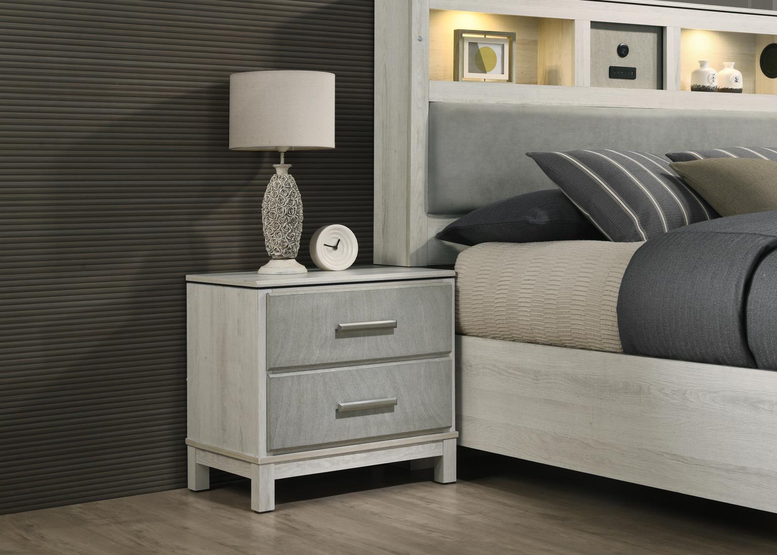 King Bed Frame - Dresser - Mirror - Chest - Nightstand — photo 7