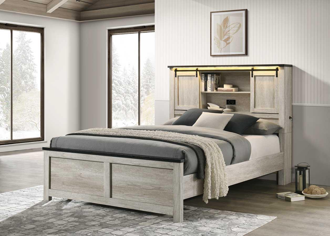 King Bed Frame - Dresser - Mirror - Chest - Nightstand — photo 2