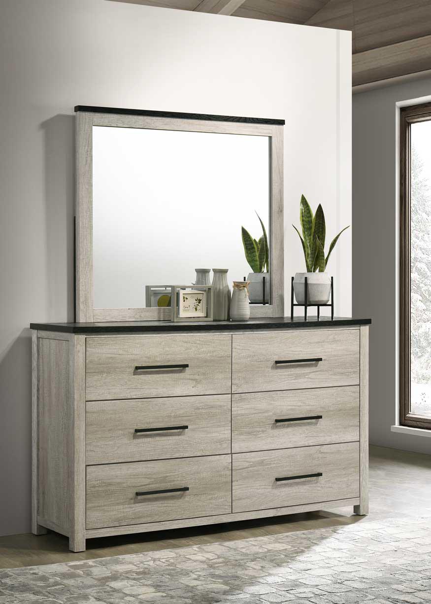 King Bed Frame - Dresser - Mirror - Chest - Nightstand — photo 7