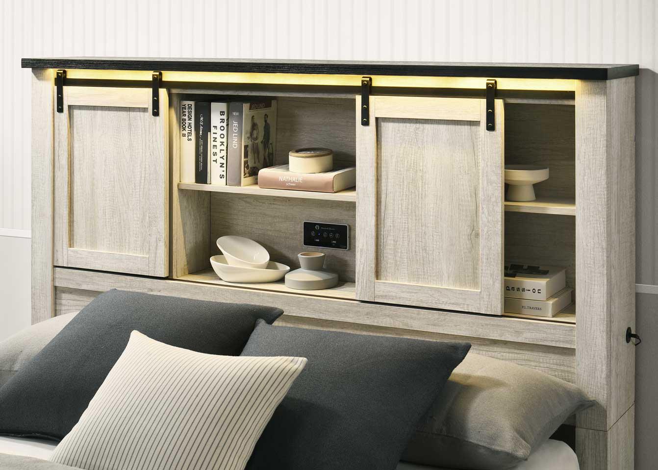 King Bed Frame - Dresser - Mirror - Chest - Nightstand — photo 3