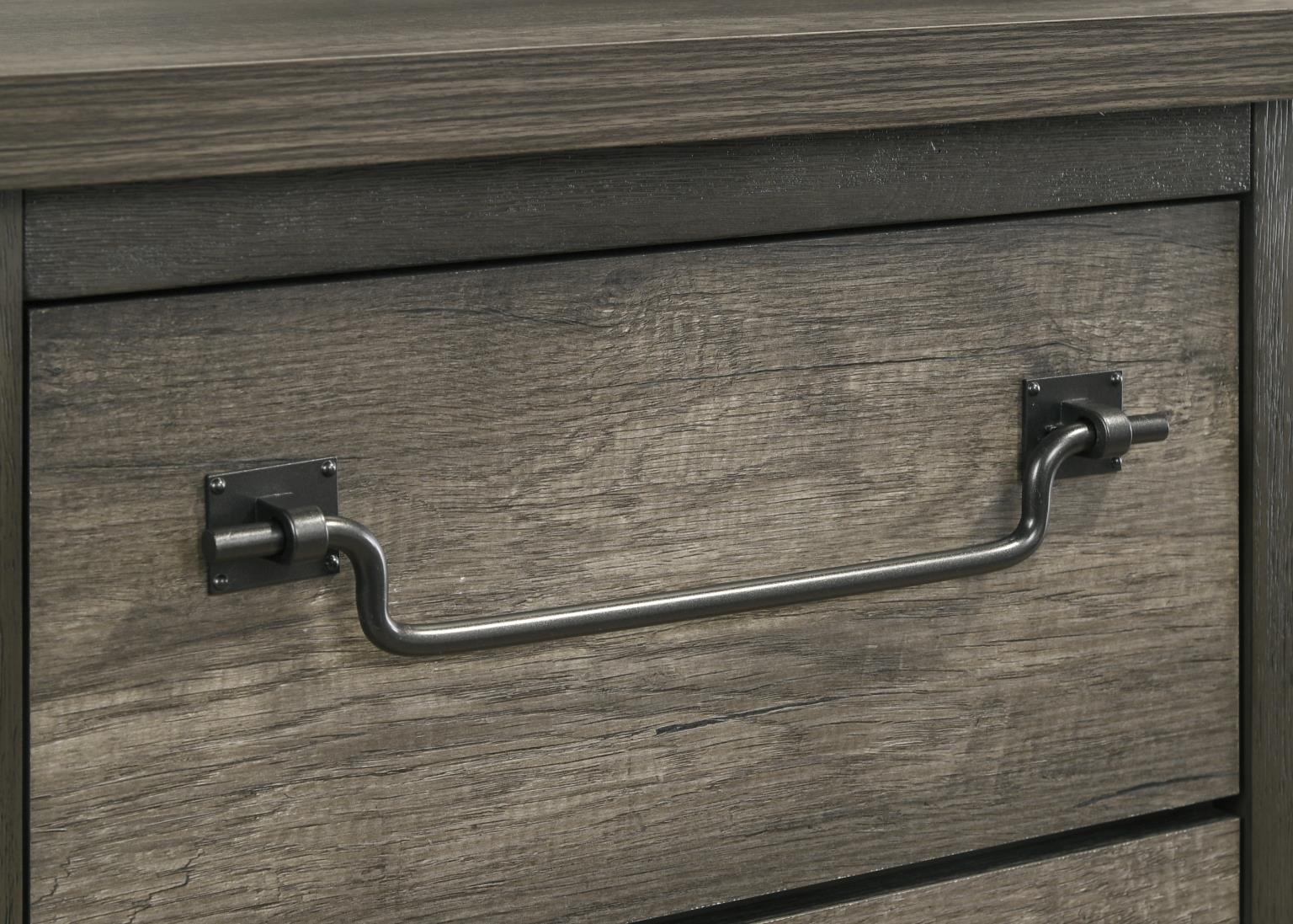 King Bed Frame - Dresser - Mirror - Chest - Nightstand — photo 6
