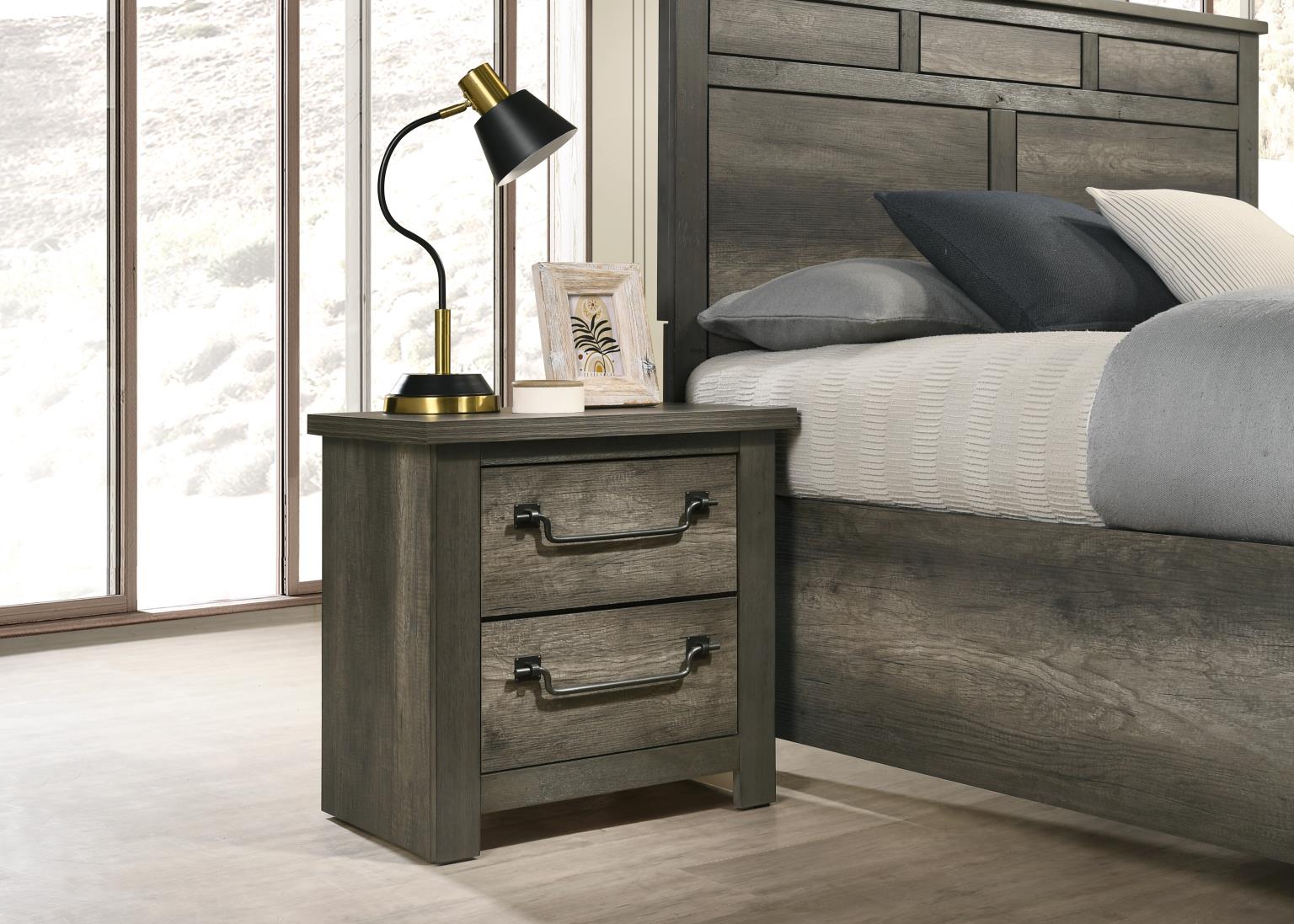 King Bed Frame - Dresser - Mirror - Chest - Nightstand — photo 5
