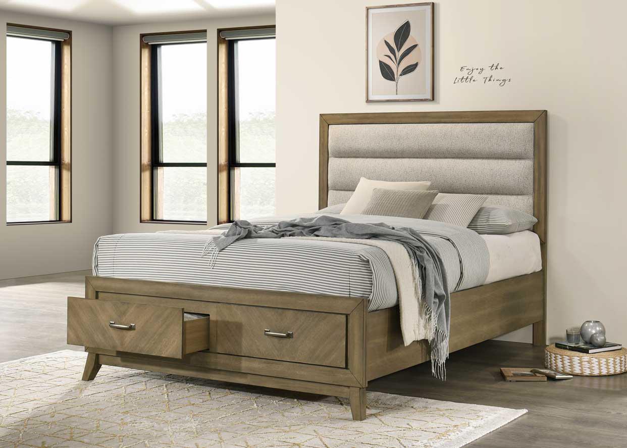 King Bed Frame - Dresser - Mirror - Chest - Nightstand — photo 2