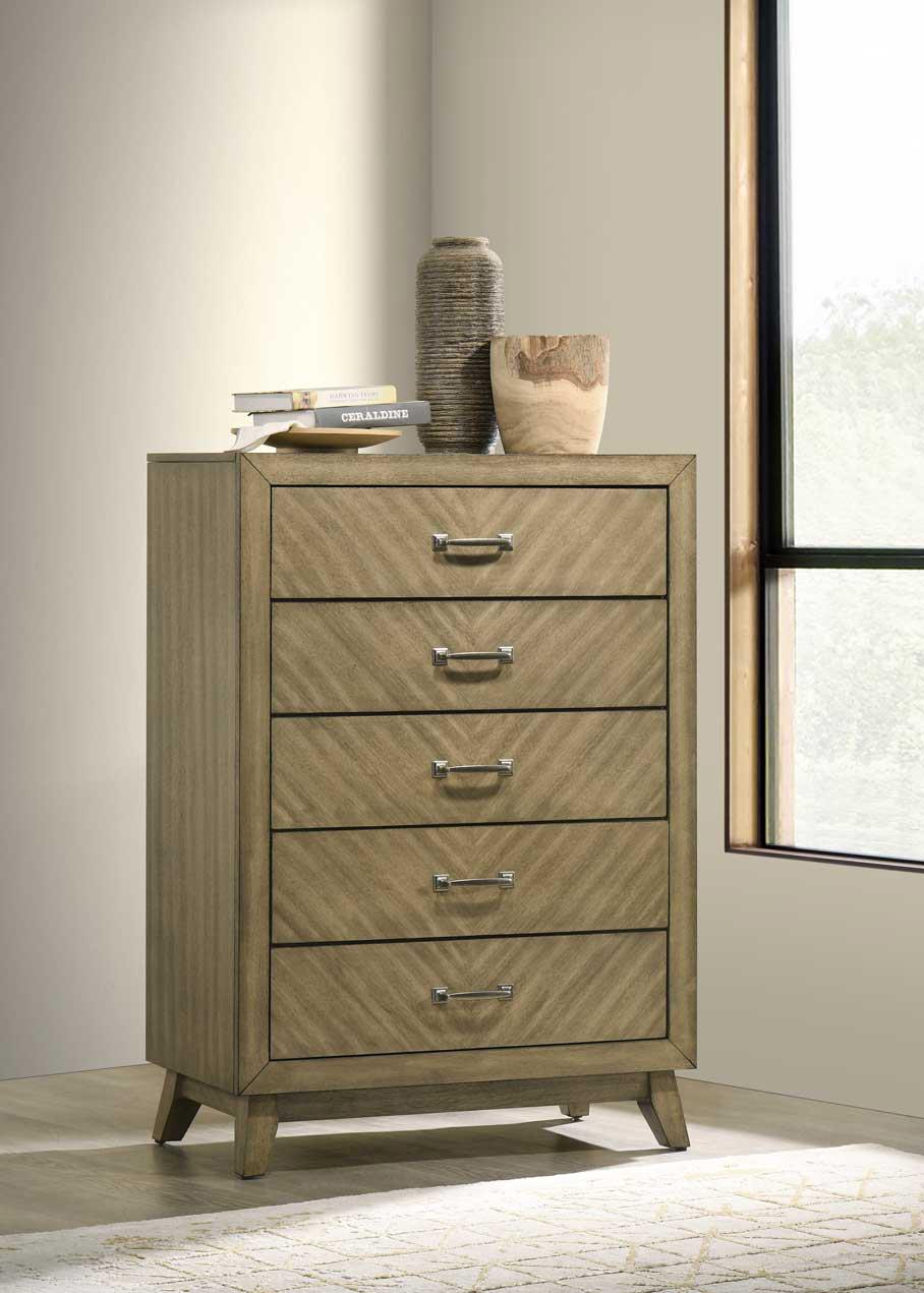 King Bed Frame - Dresser - Mirror - Chest - Nightstand — photo 6